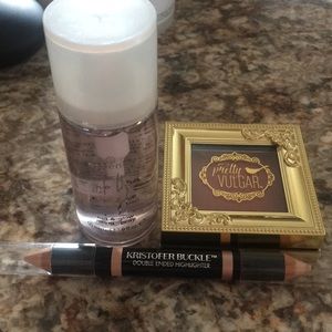 Blush, double highlight pencil, set& glow spray